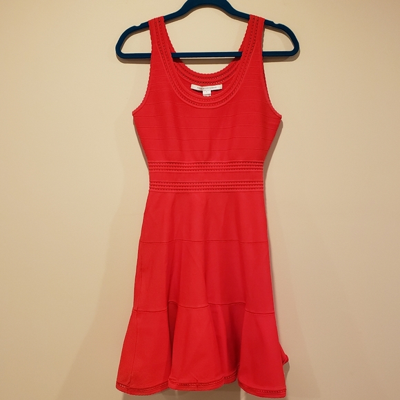 Diane Von Furstenburg Red Dress size small - Picture 2 of 7